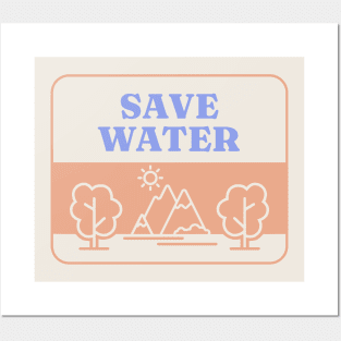 Save Water - Forest Environment Posters and Art